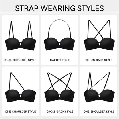 Convertible Strapless Push-Up Bra