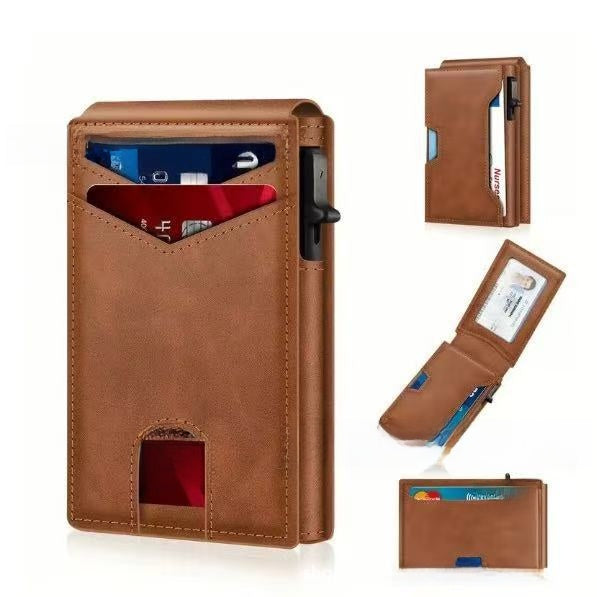 Men's Tactical RFID-Blocking Bifold Wallet