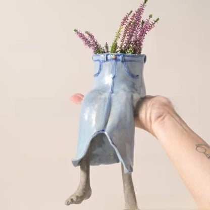 Resin Legs Planter Ornament