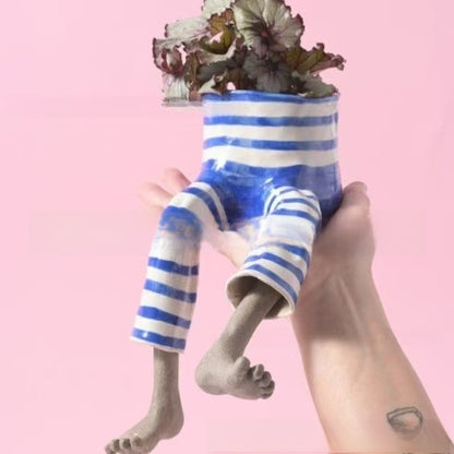Resin Legs Planter Ornament