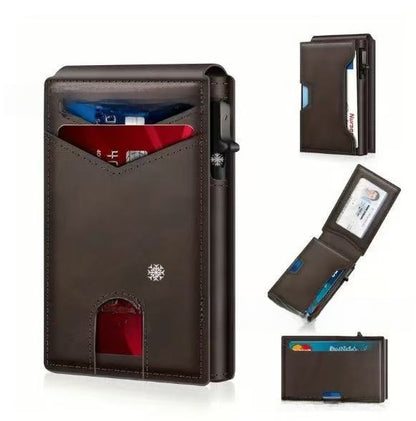 Men's Tactical RFID-Blocking Bifold Wallet