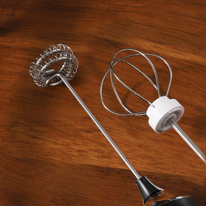 Handheld Electric Milk Frother & Whisk