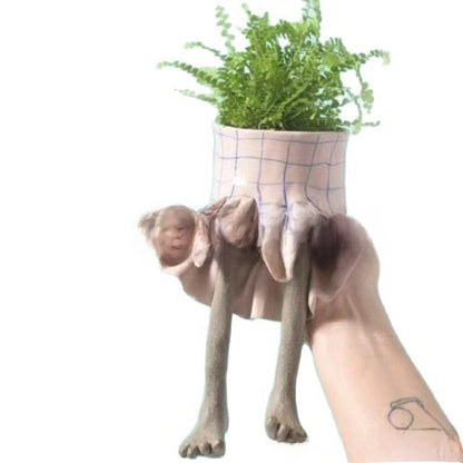 Resin Legs Planter Ornament
