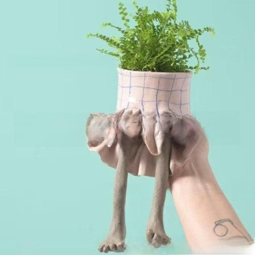 Resin Legs Planter Ornament