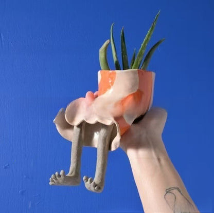 Resin Legs Planter Ornament