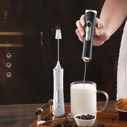Handheld Electric Milk Frother & Whisk