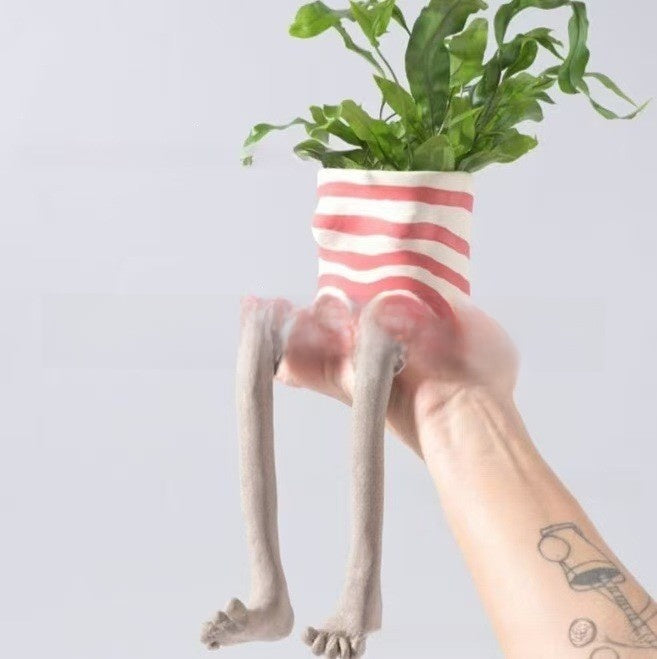 Resin Legs Planter Ornament