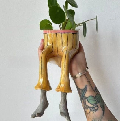 Resin Legs Planter Ornament