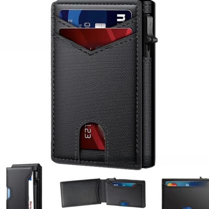Men's Tactical RFID-Blocking Bifold Wallet