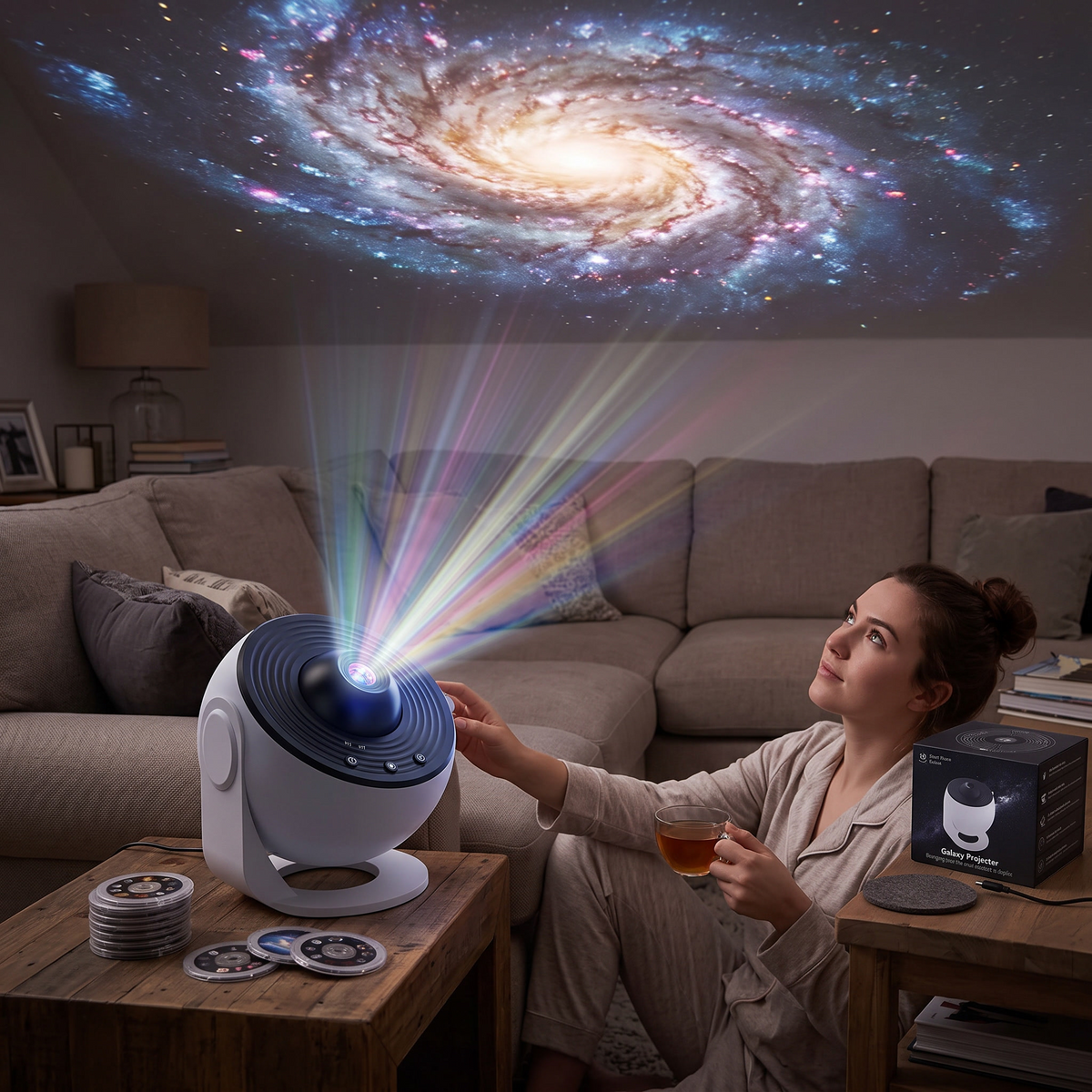 Galaxy Star Projector Lamp variant