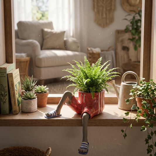 Creative Lower Body Flower Pot Ornament