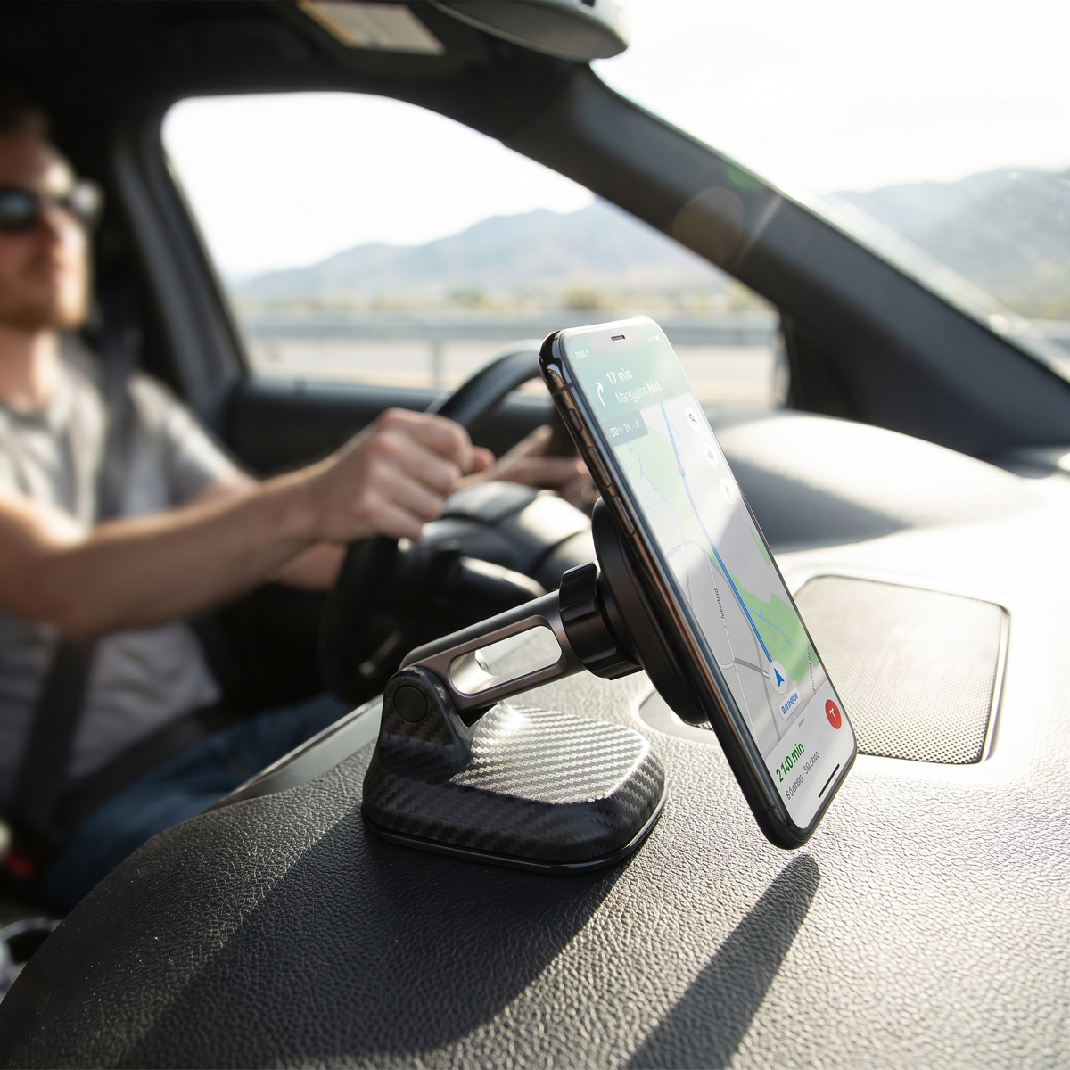 Rotating Magnetic Car Phone Holder