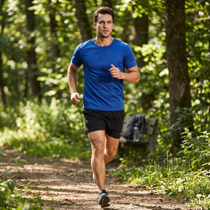 Quick Dry Round Neck Short Sleeve T-Shirt variant