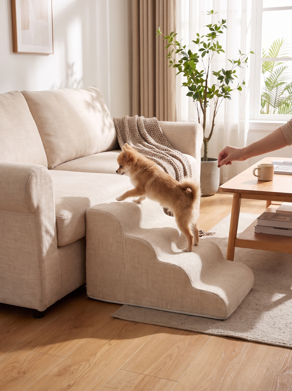 Pet Staircase lifestyle image 1