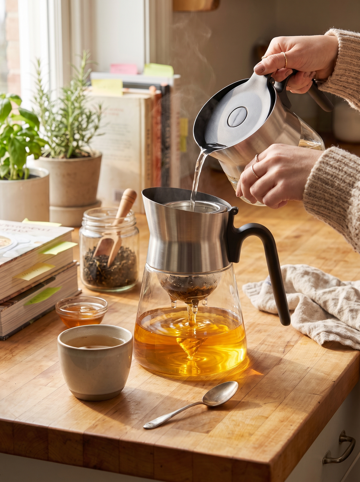 Glass Teapot lifestyle image 3